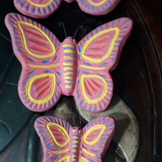 mariposas de barro